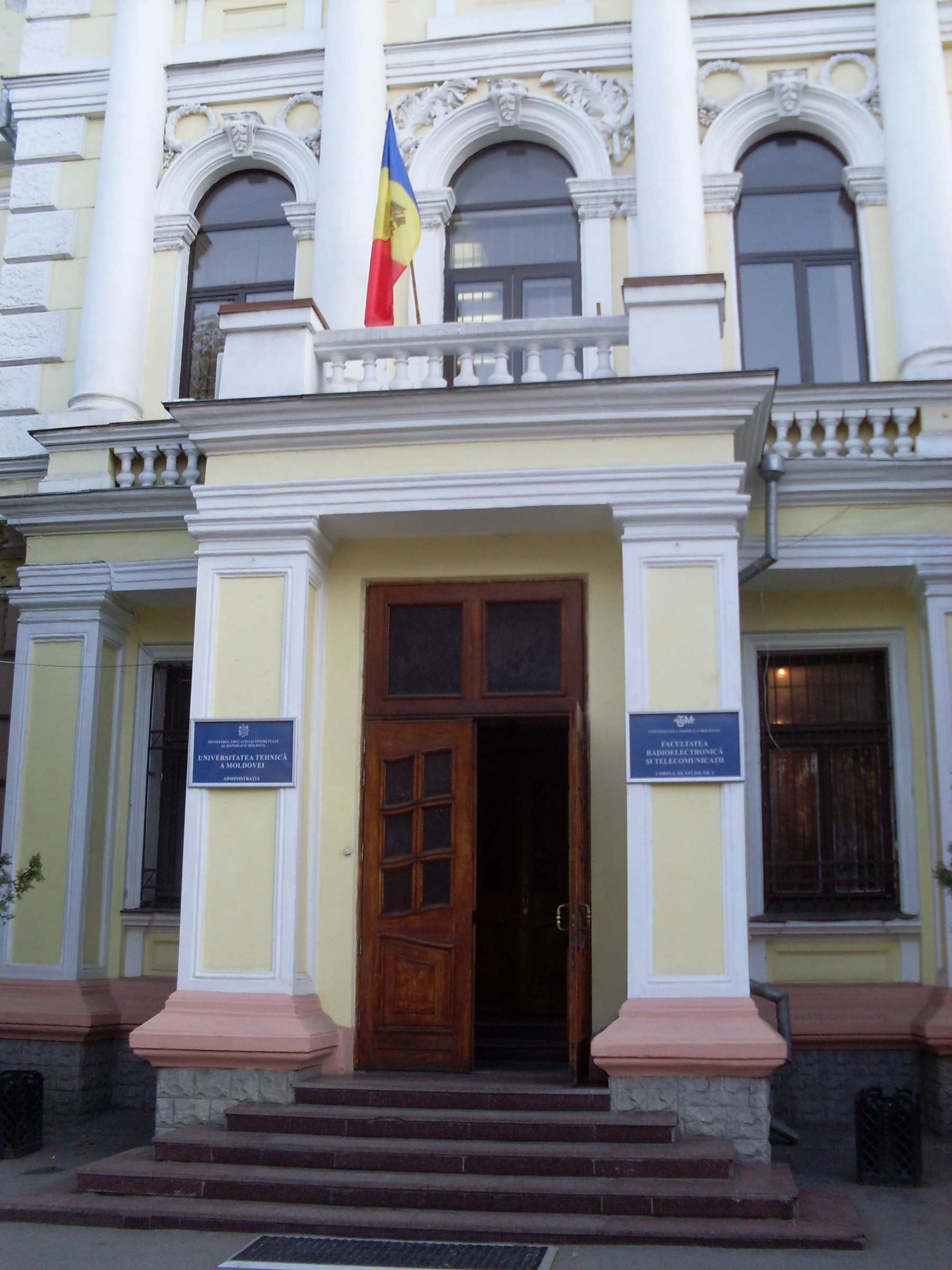 Technical University of Moldova, main entrance, Chișinău